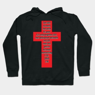 John 3:16 Cross Hoodie